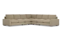 Edgewater Elite Taupe Large Two-arm Sectional