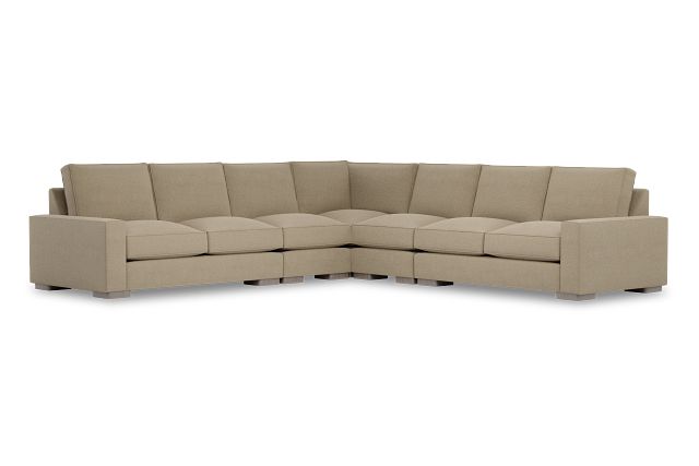 Edgewater Elite Taupe Large Two-arm Sectional