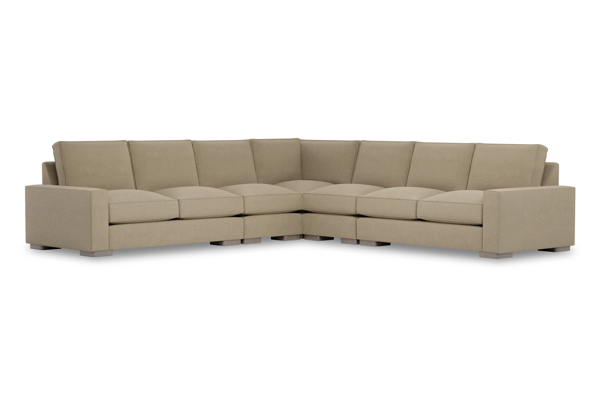 Edgewater Elite Taupe Large Two-arm Sectional