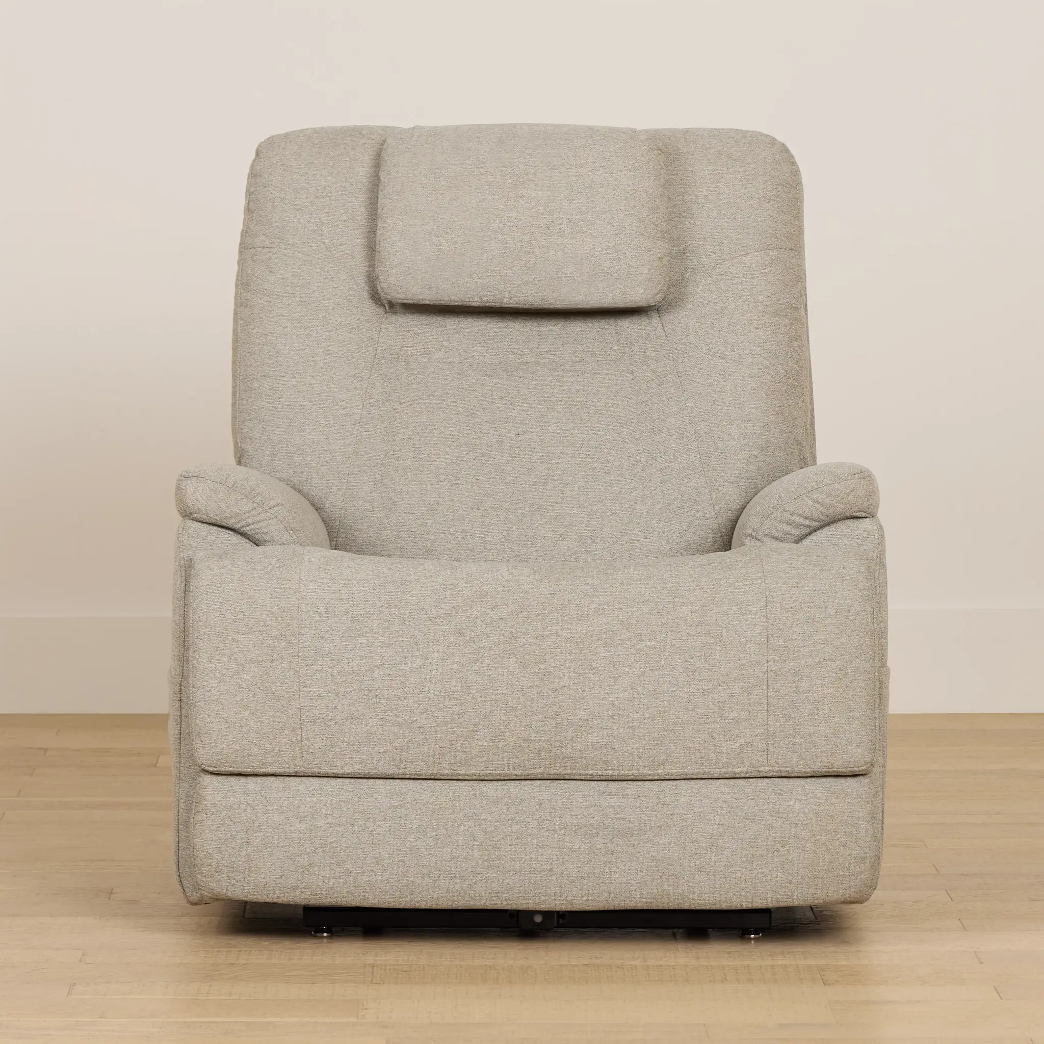 Zecliner Petite Light Gray Fabric Power Lift Recliner Zecliner Petite Light Gray Fabric Power Lift Recliner