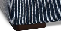 Lucy Navy Fabric Cocktail Ottoman