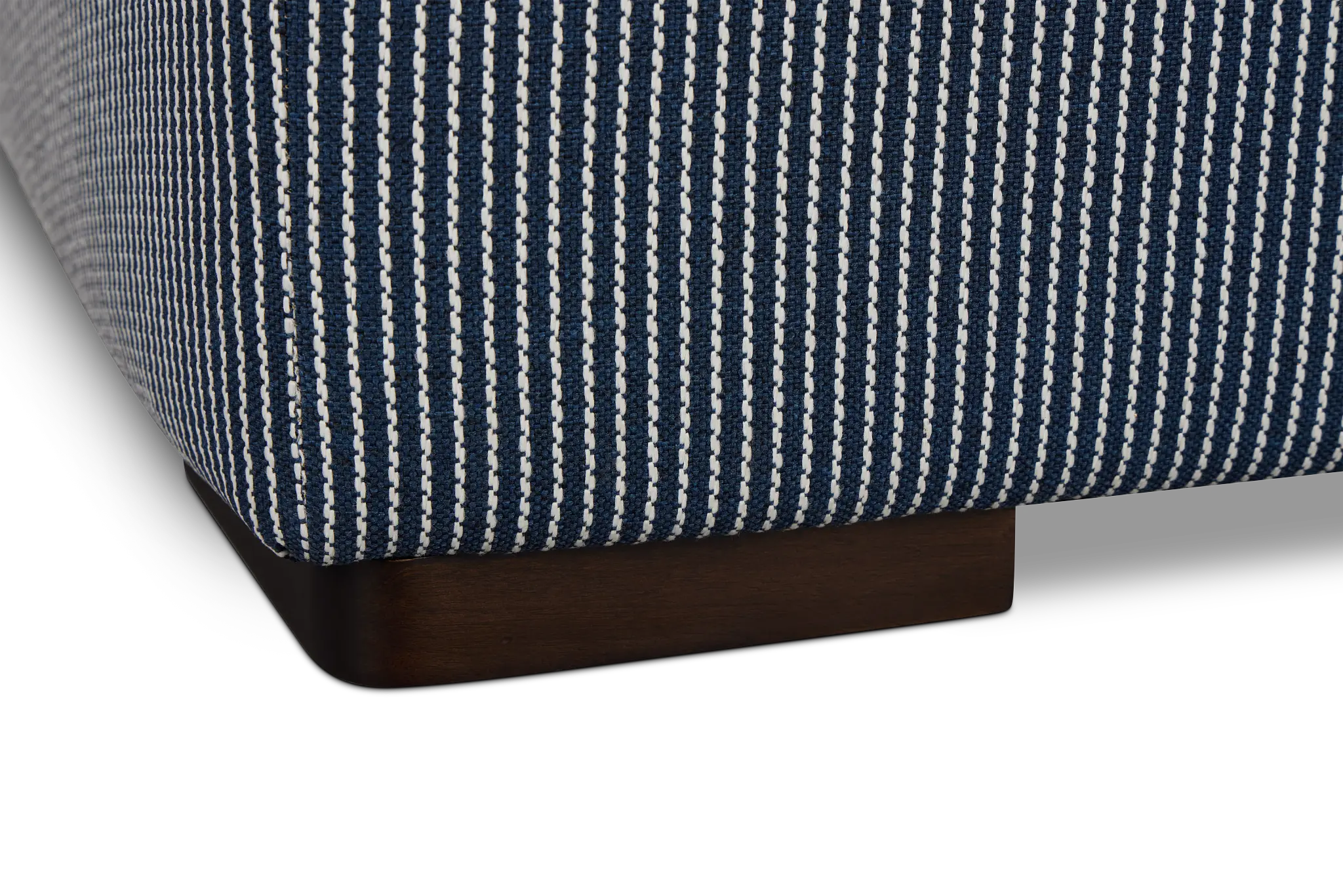 Lucy Navy Fabric Cocktail Ottoman Lucy Navy Fabric Cocktail Ottoman