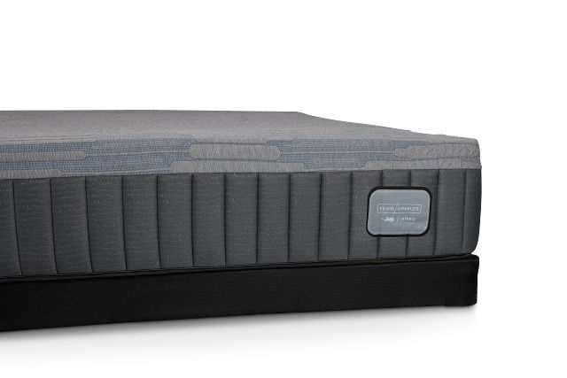 Kevin Charles By Sealy Hybrid Medium Low-profile Mattress Set