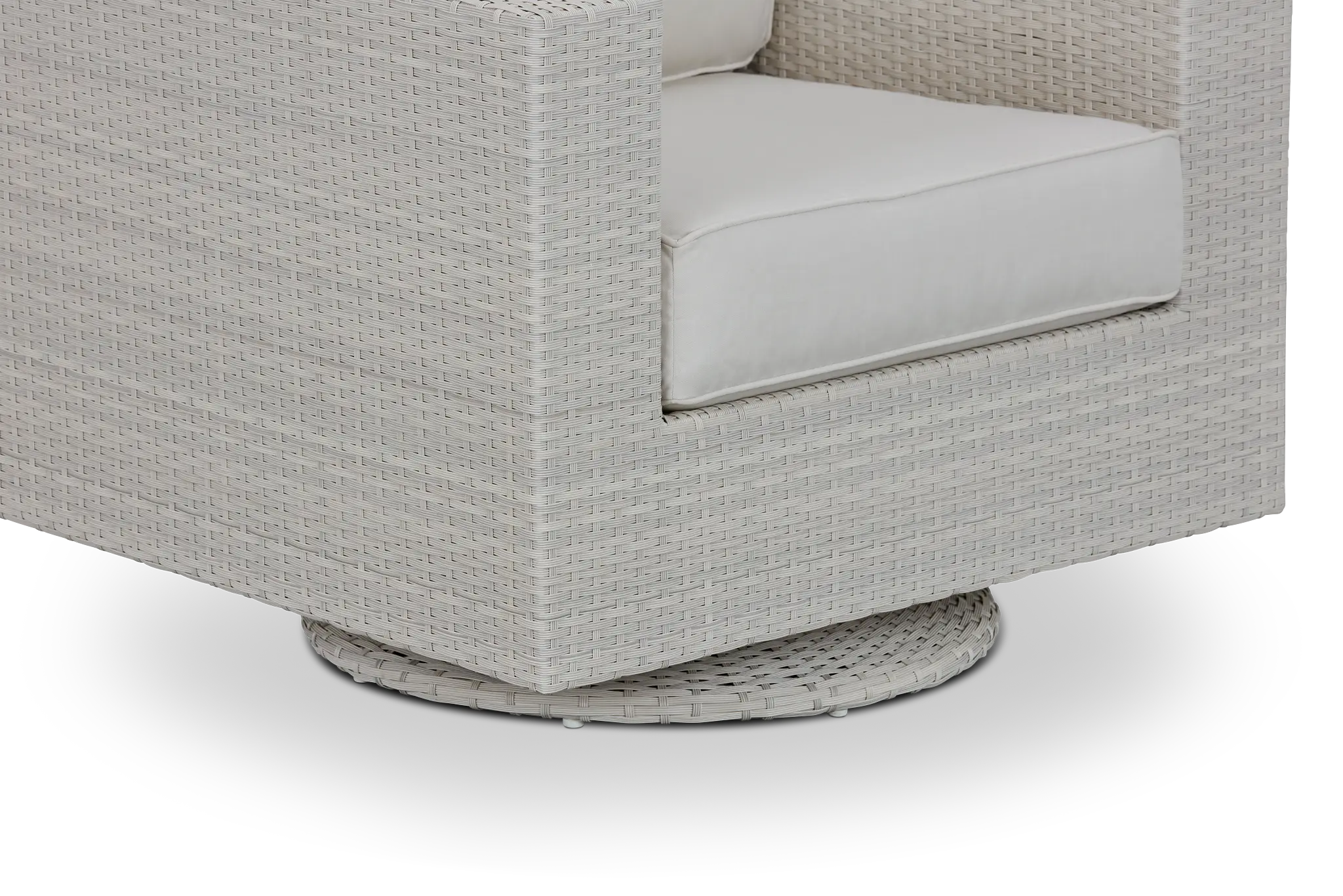 Biscayne White Swivel Chair Biscayne White Swivel Chair