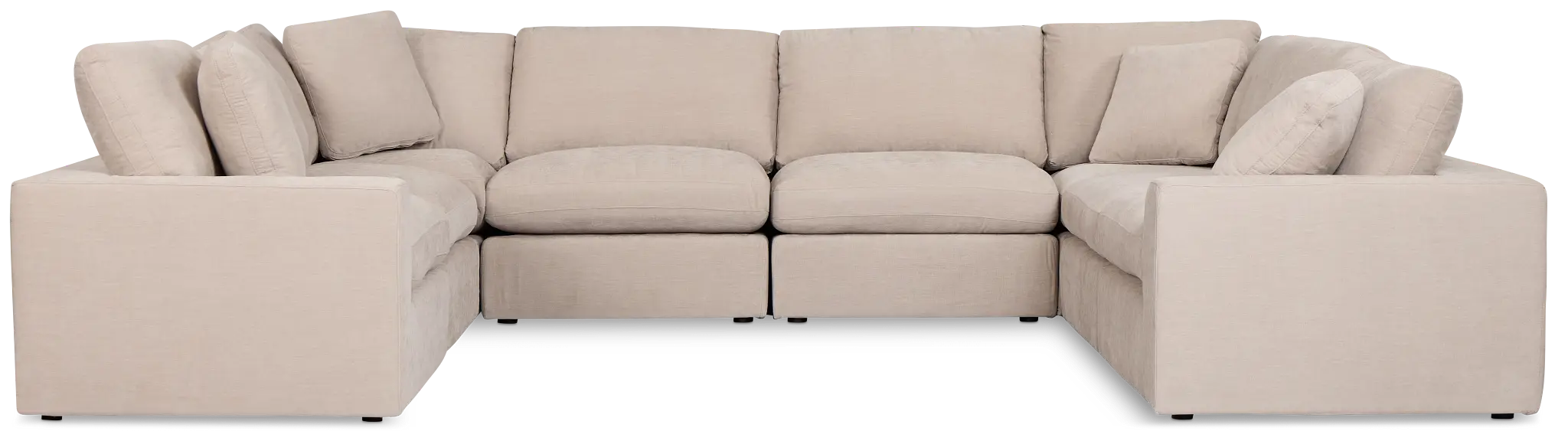 Breeze Taupe Fabric 8-piece Modular Sectional Breeze Taupe Fabric 8-piece Modular Sectional