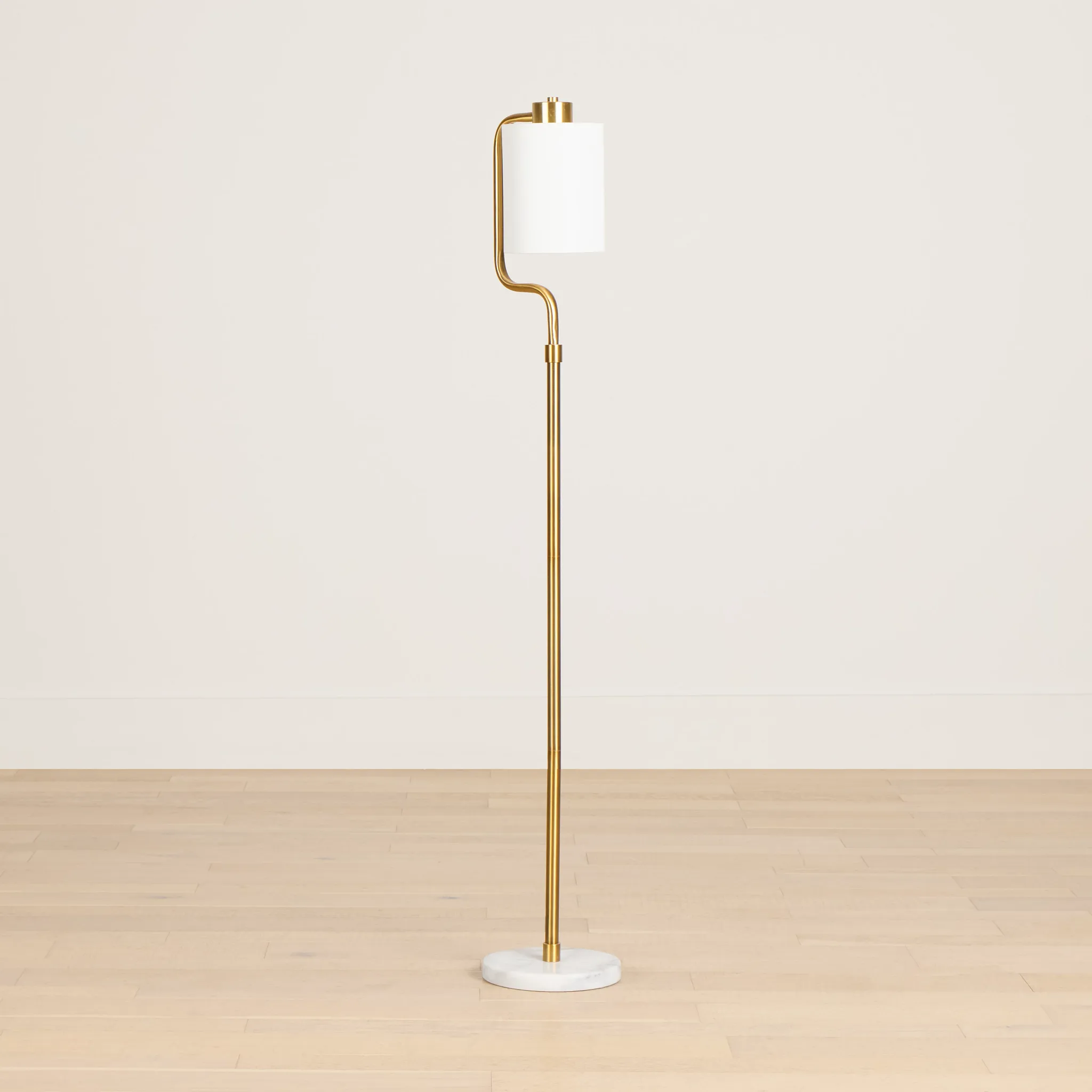 Alma Gold Marble Floor Lamp
