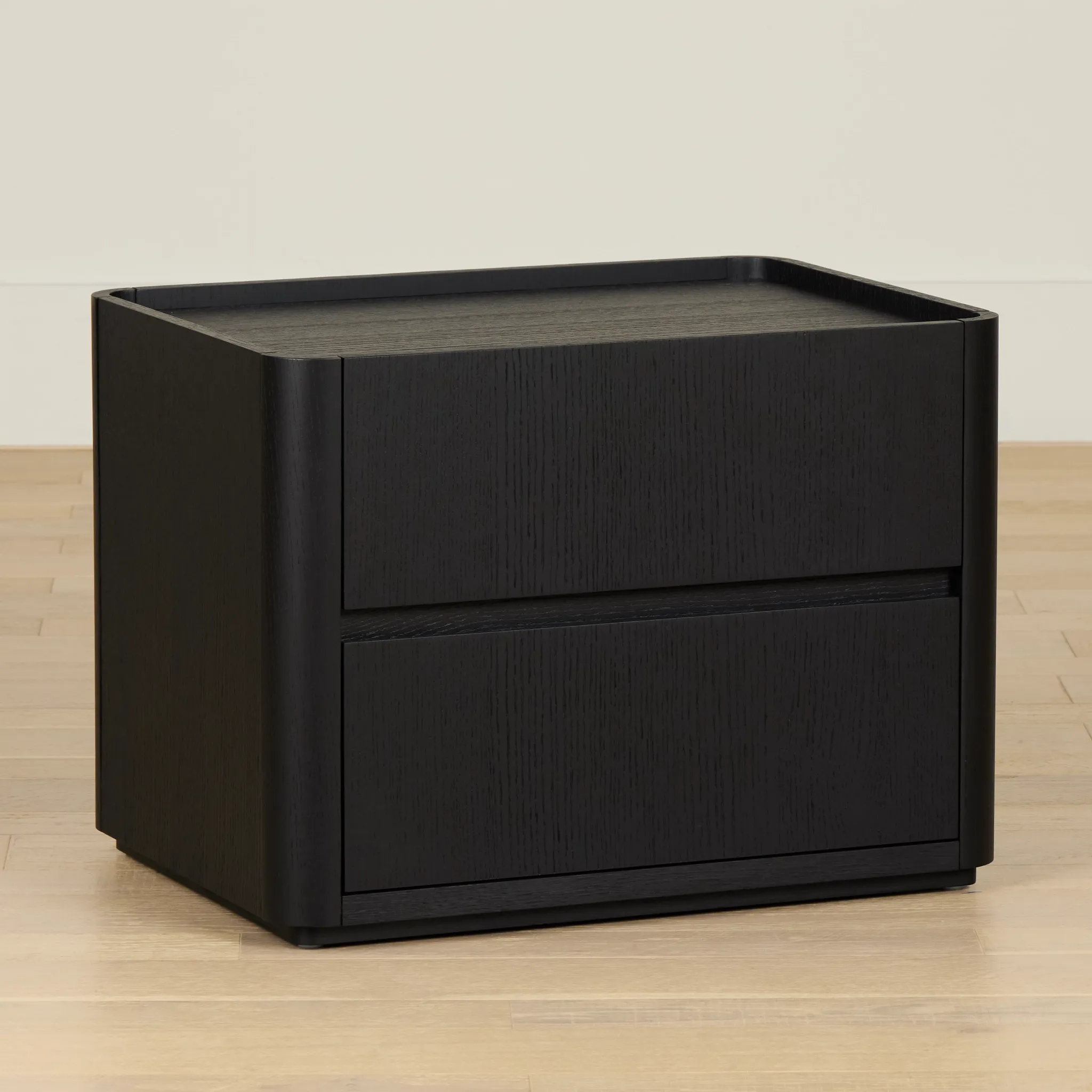 Nomad Black 2-drawer Nightstand