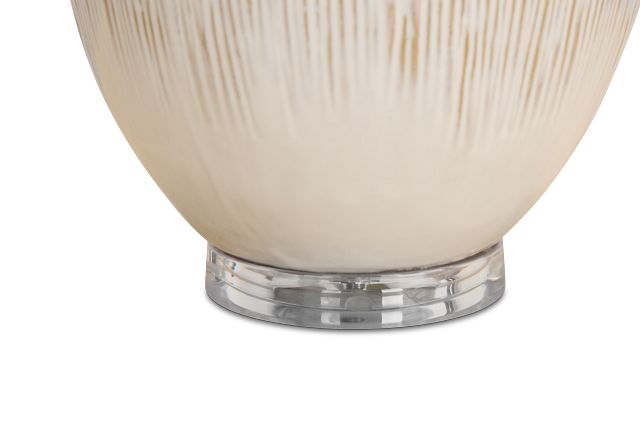 Arcadia Light Beige Table Lamp