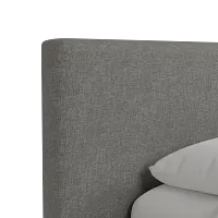 Grayton Linen 44" Upholstered Platform Bed