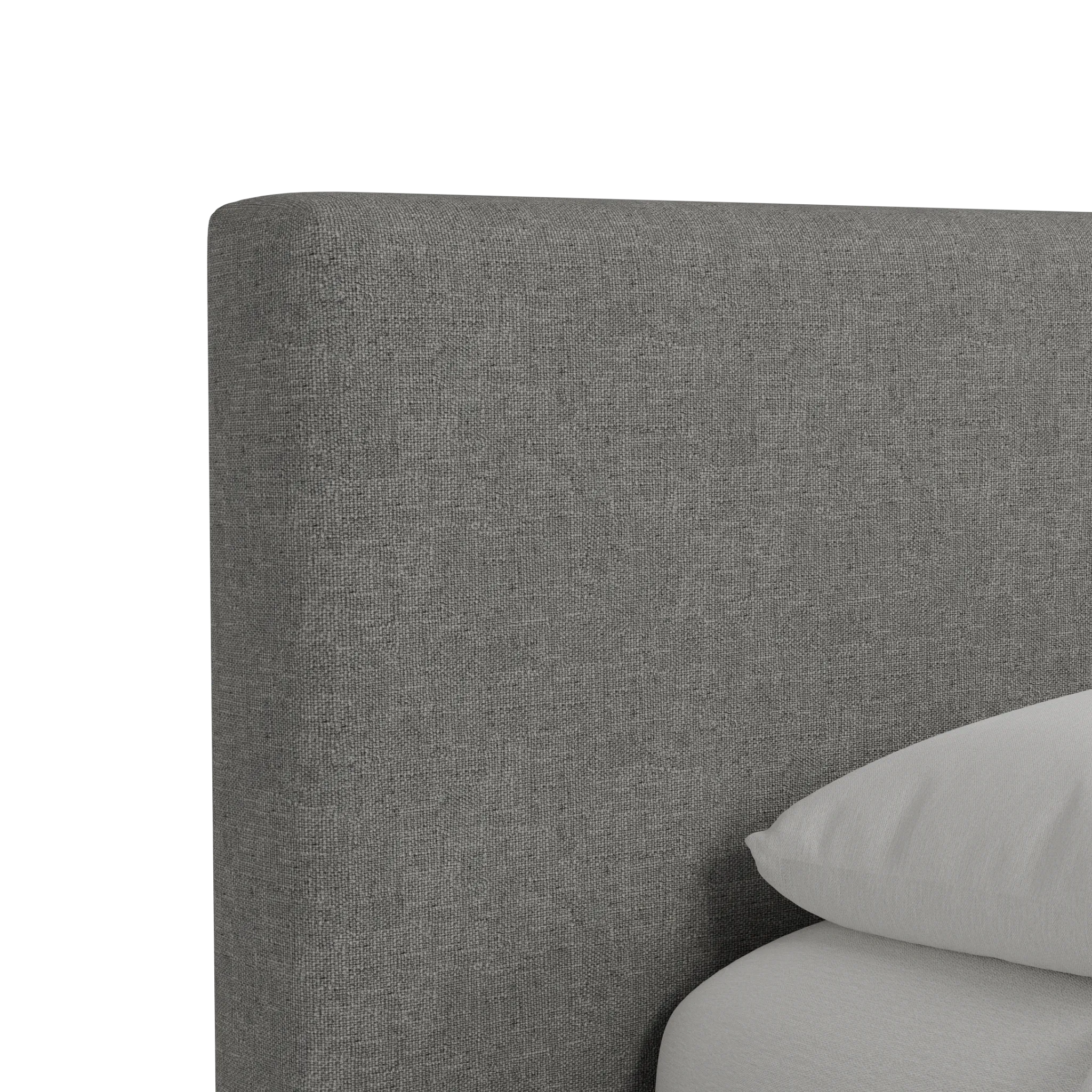 Grayton Linen 44" Upholstered Platform Bed