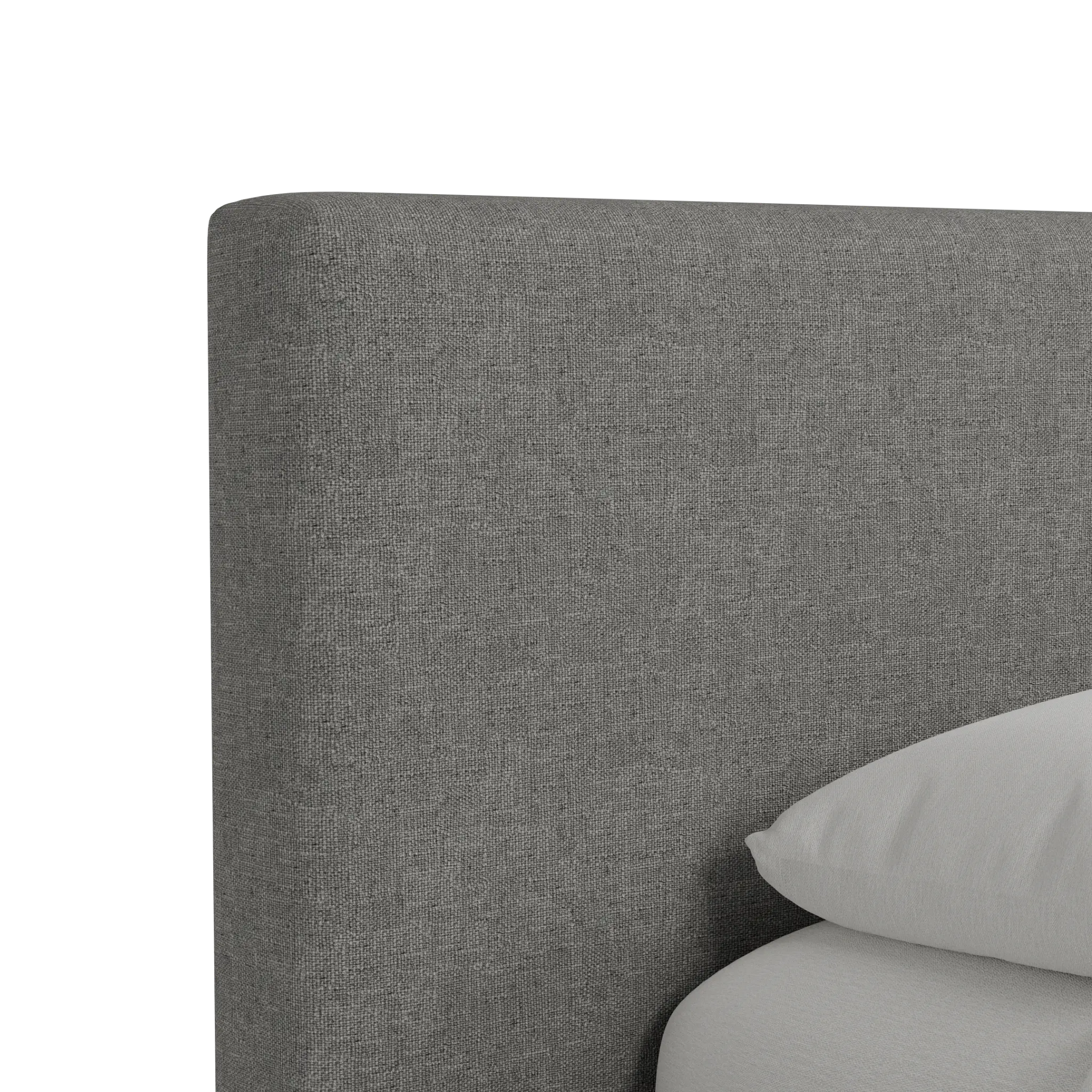 Grayton Linen 44" Upholstered Platform Bed Grayton Linen 44" Upholstered Platform Bed