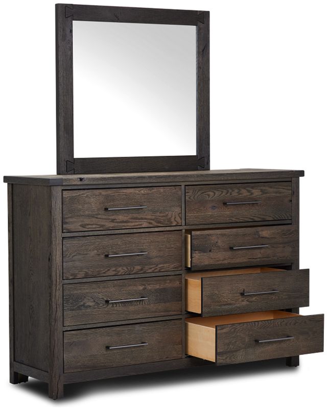 Salt Lake Dark Tone Dresser & Mirror