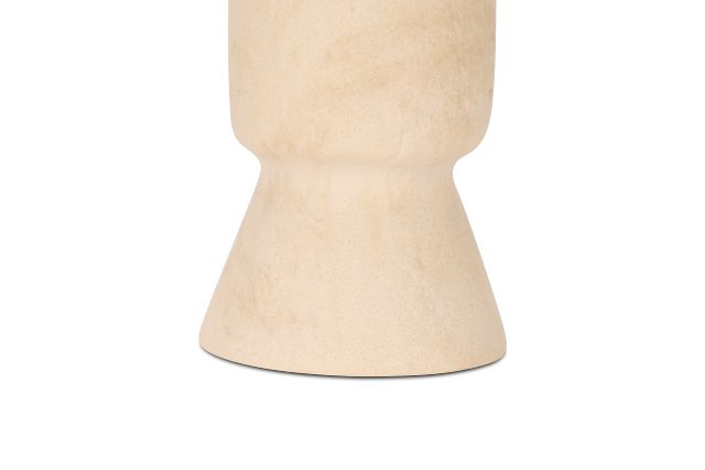 Jorah Beige Small Candle Holder