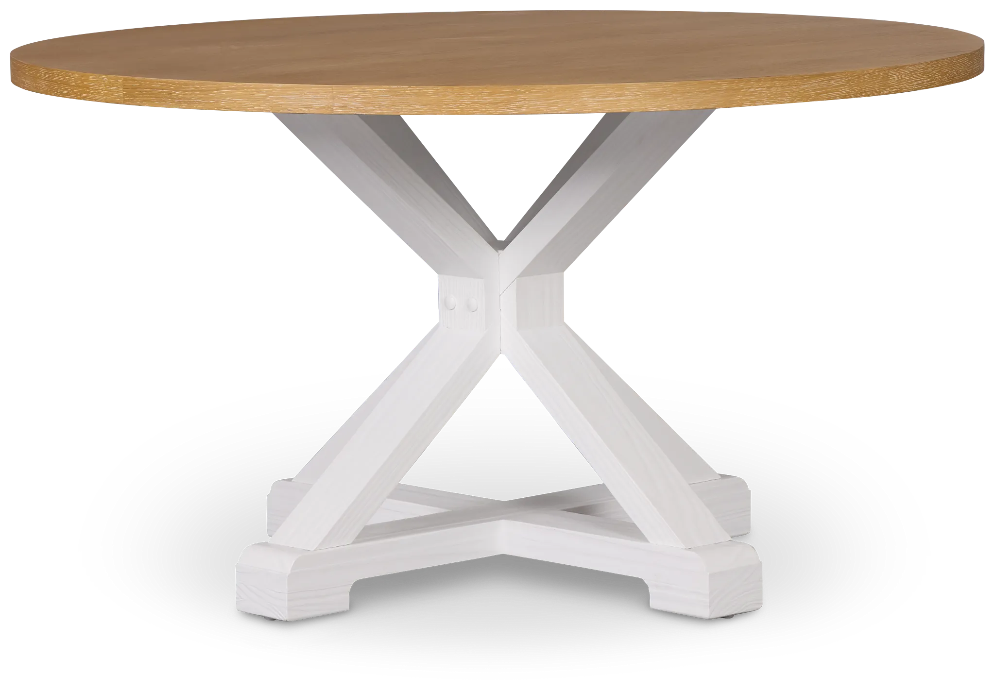 Nantucket Two-tone Light Tone Round Table