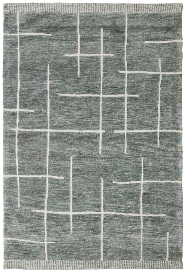Eloise Dark Green 5x8 Area Rug