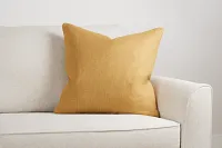 Zeke Yellow 22" Accent Pillow
