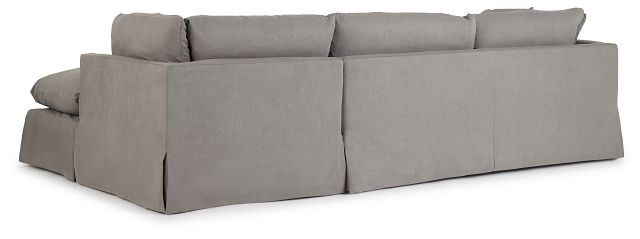 Raegan Gray Fabric Right Chaise Sectional (4)