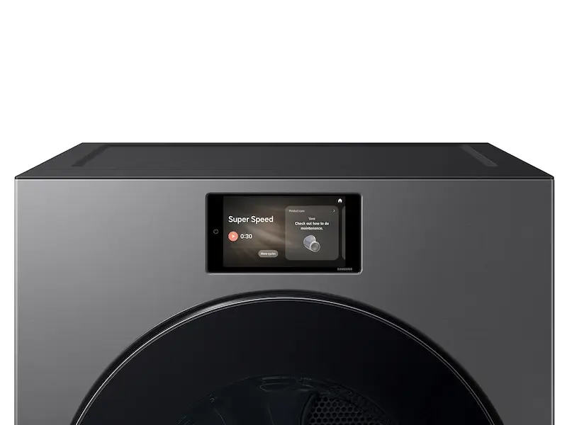 Samsung Bespoke Series Steel Front Load Electric Dryer Samsung Bespoke Series Steel Front Load Electric Dryer