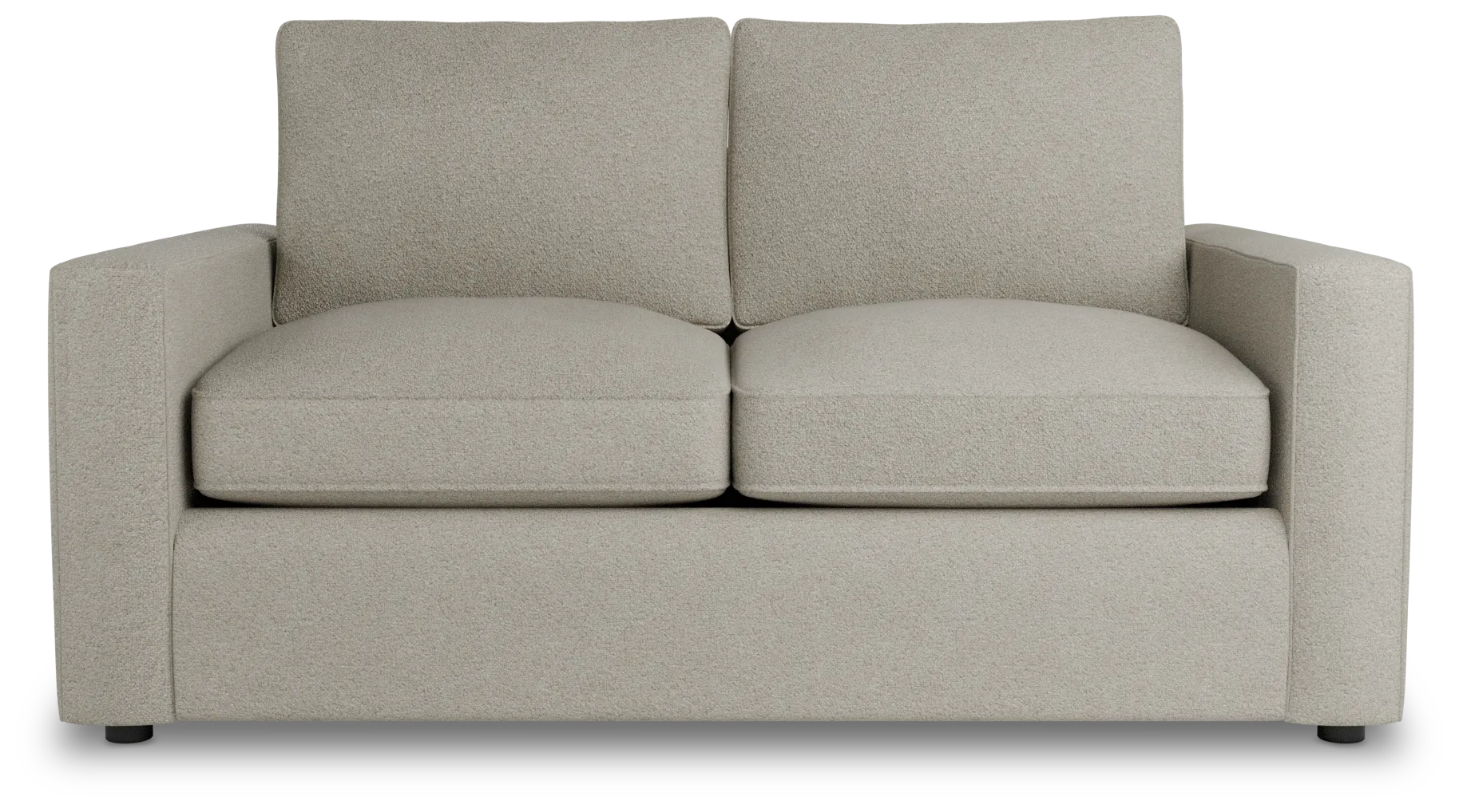 Siesta Elite Gray Fabric Loveseat