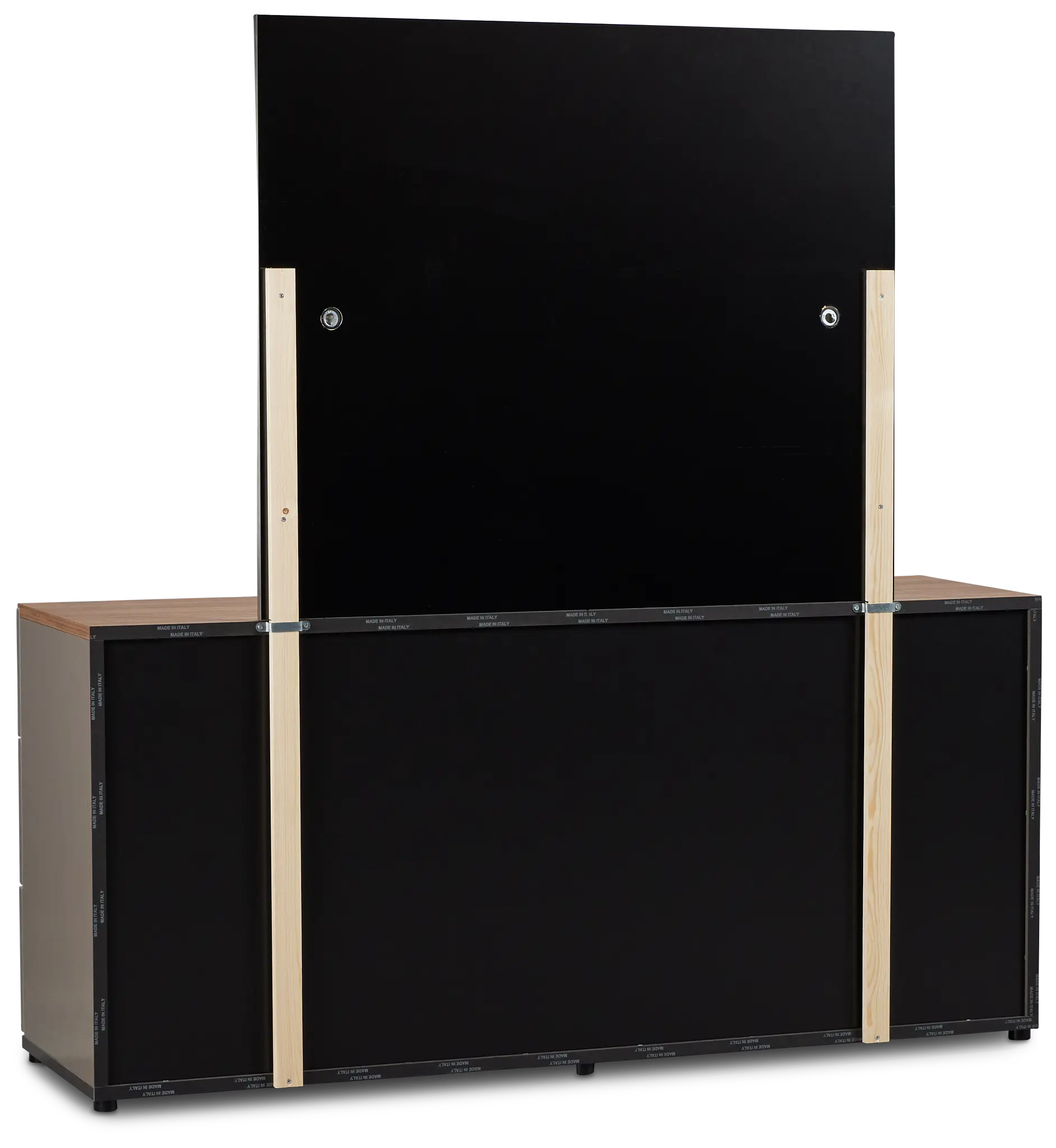 Palermo Two-tone Dresser & Mirror Palermo Two-tone Dresser & Mirror