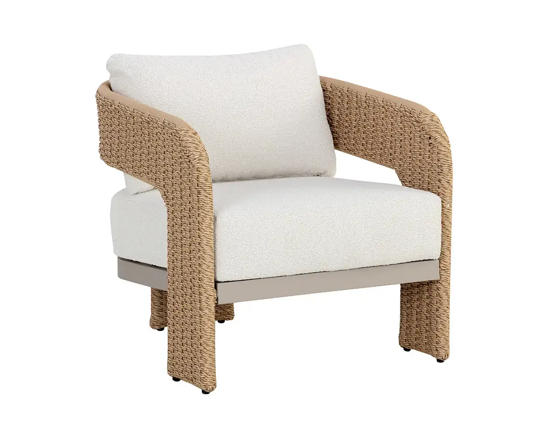 Anya Light Brown Ivory Accent Chair Anya Light Brown Ivory Accent Chair