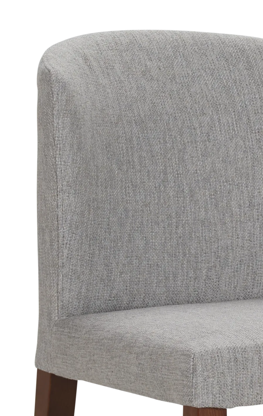 Bentley Light Gray Upholstered Side Chair
