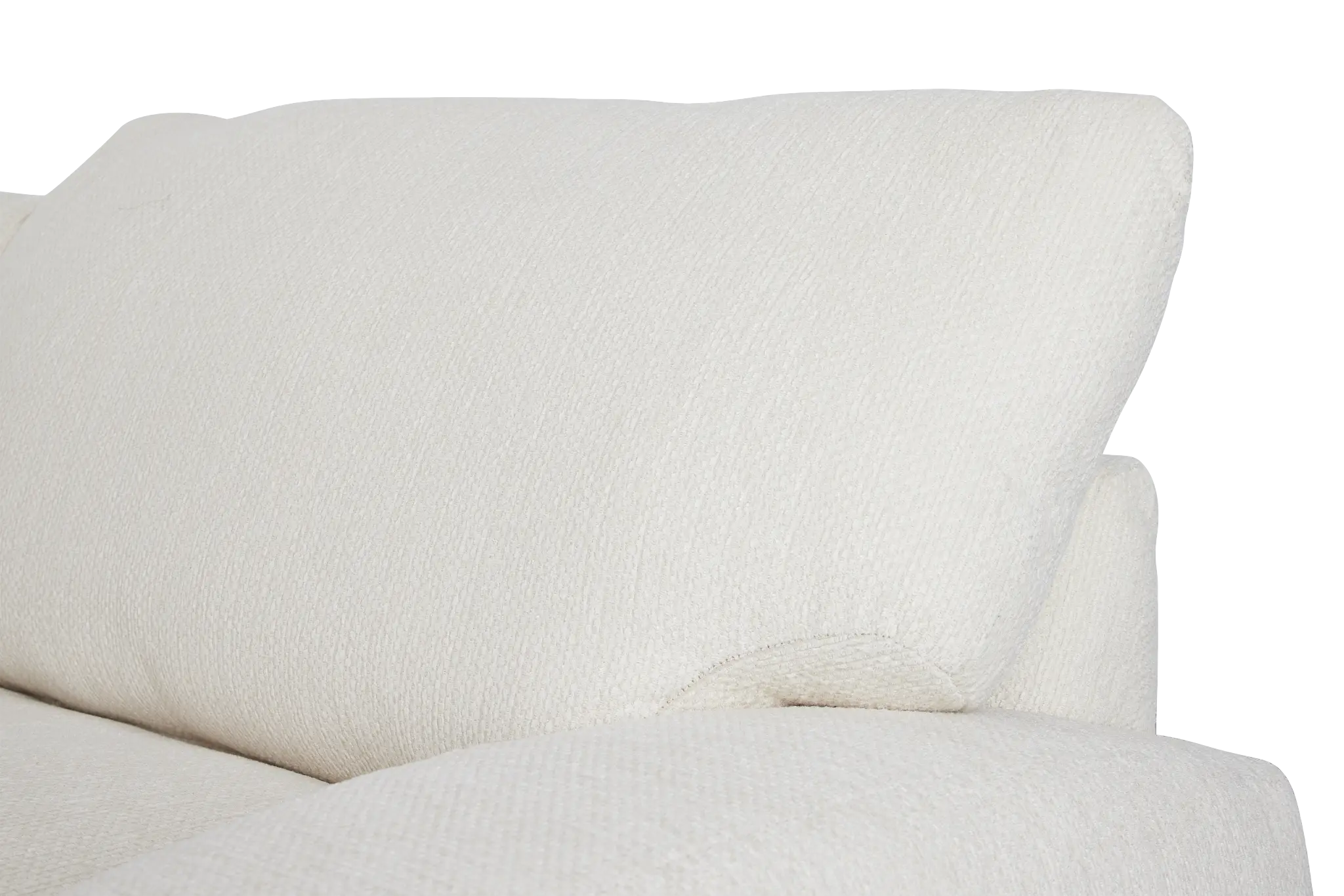 Alpha White Fabric Medium Right Chaise Sectional Alpha White Fabric Medium Right Chaise Sectional