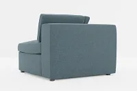 Destin Elevation Dark Blue Fabric Corner Chair