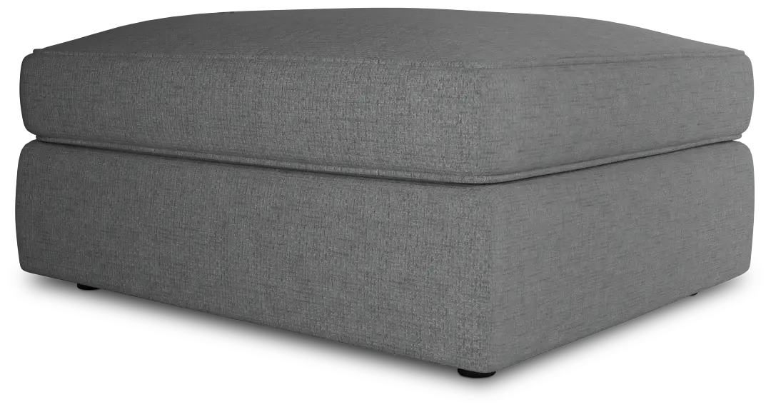 Siesta Suave Gray Fabric Ottoman Siesta Suave Gray Fabric Ottoman