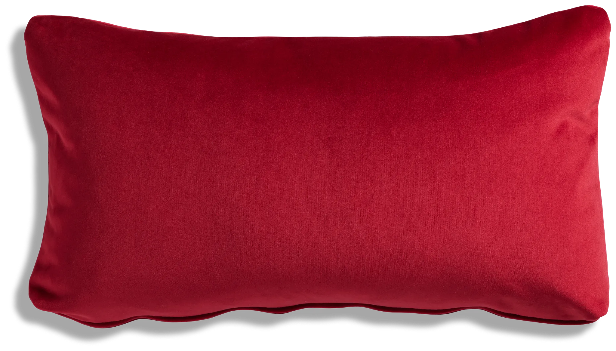 Reign Red Lumbar Accent Pillow