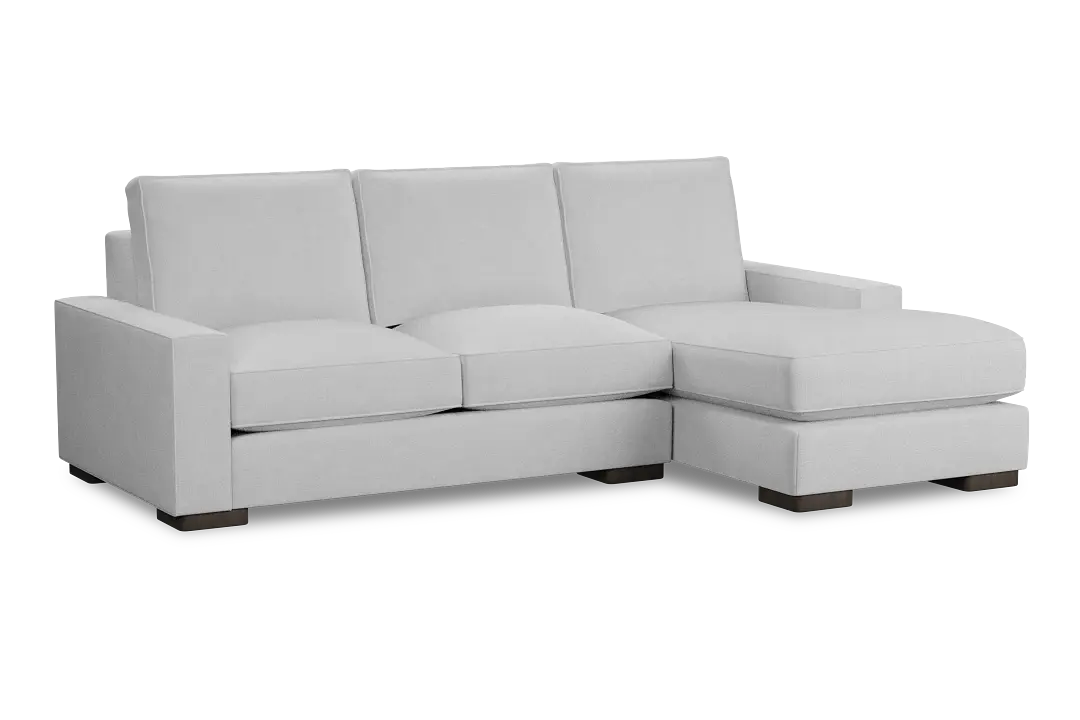 Edgewater Suave White Right Chaise Sectional Edgewater Suave White Right Chaise Sectional