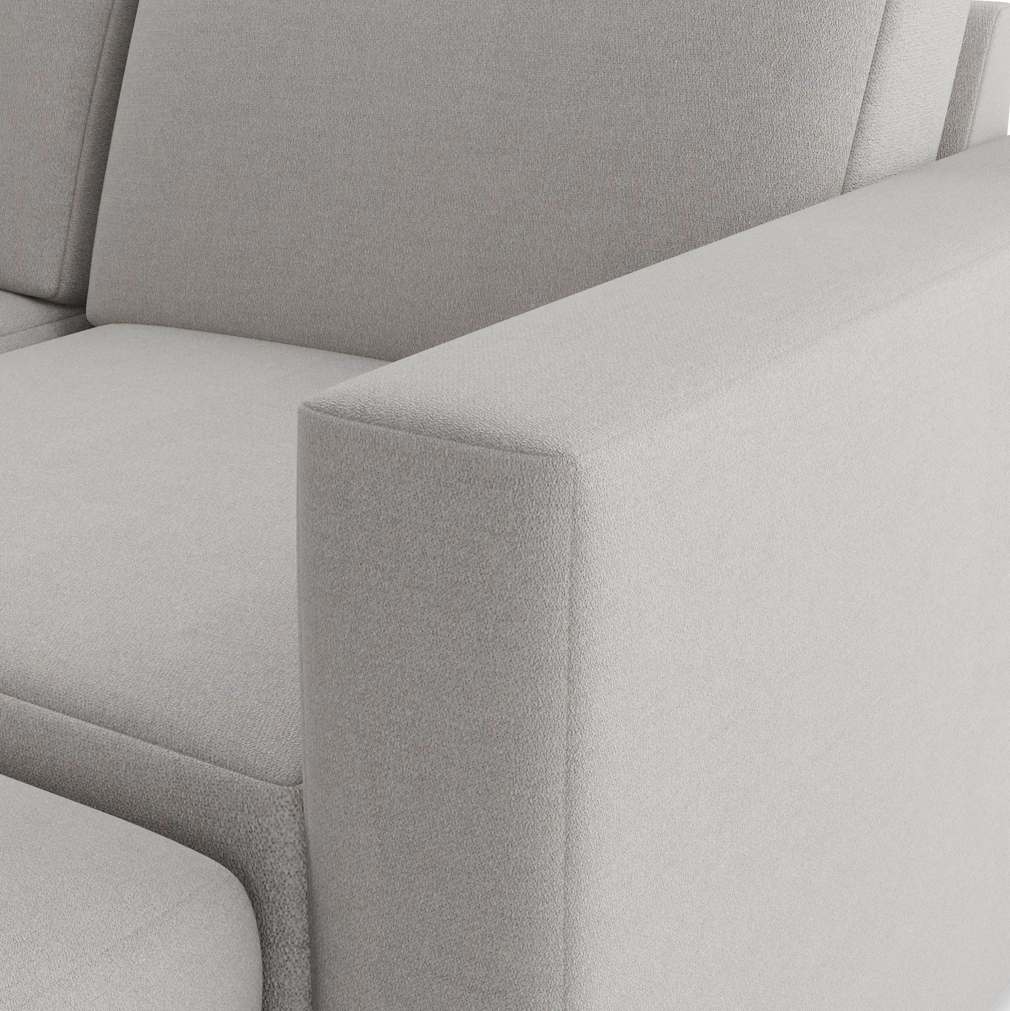 Citymod Light Gray Fabric 6-piece Pit Sectional Citymod Light Gray Fabric 6-piece Pit Sectional