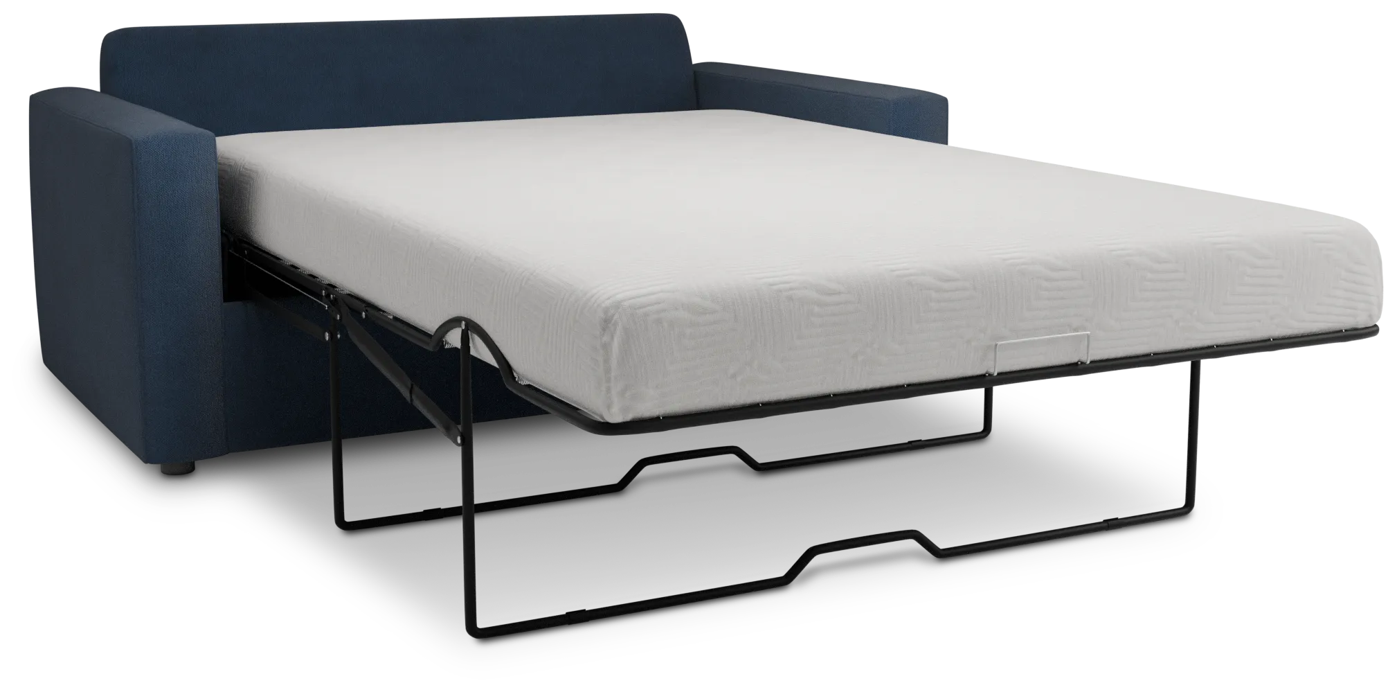 Siesta Revenue Dark Blue Fabric Memory Foam Sleeper