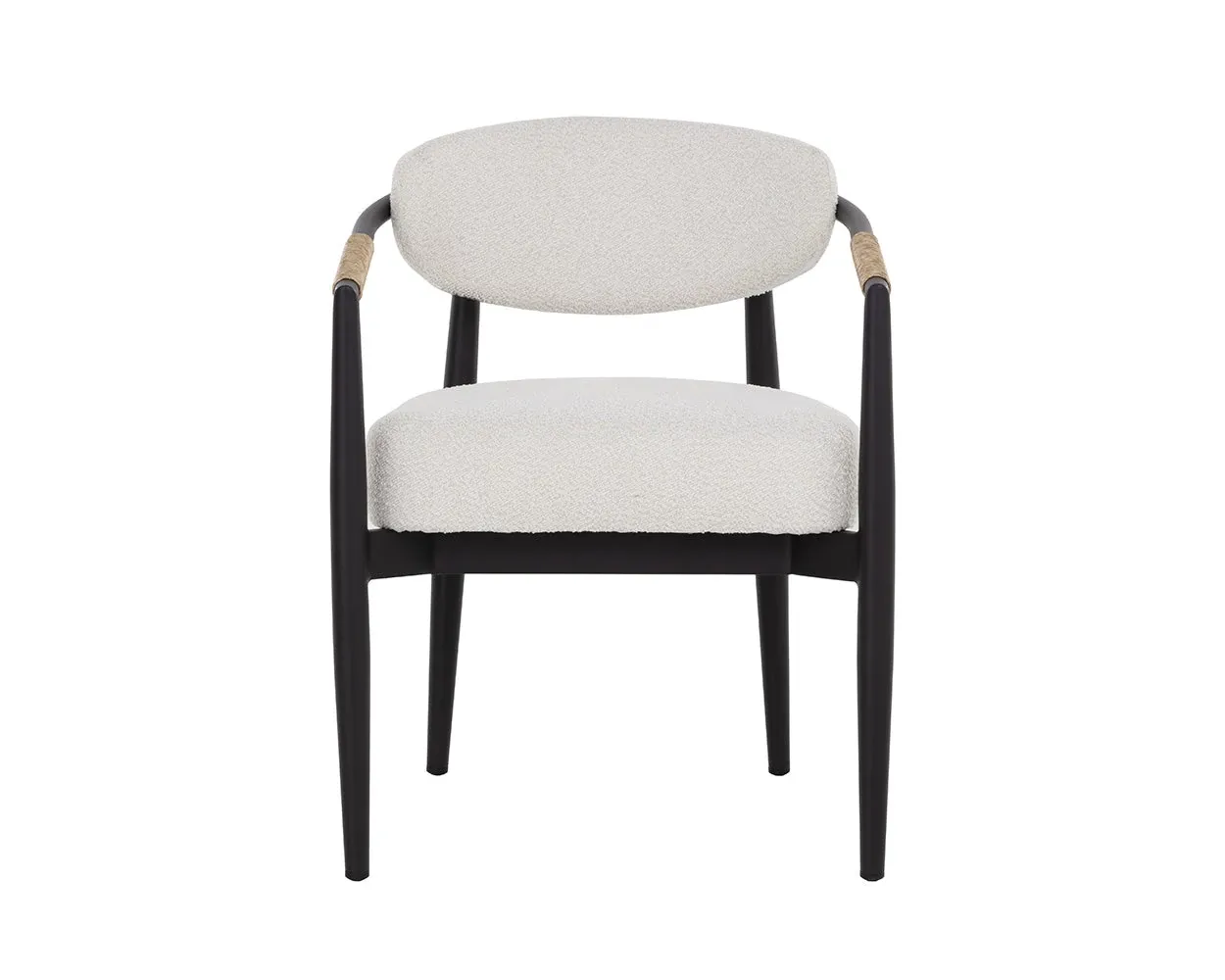 Isla Ivory Upholstered Arm Chair