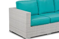 Biscayne Dark Teal Sofa