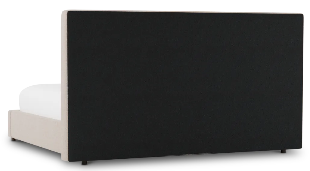 Grayton Elite Light Taupe 54" Upholstered Platform Bed