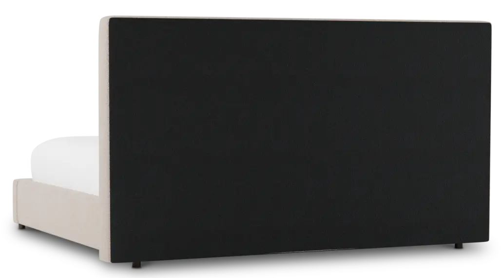 Grayton Elite Light Taupe 54" Upholstered Platform Bed Grayton Elite Light Taupe 54" Upholstered Platform Bed