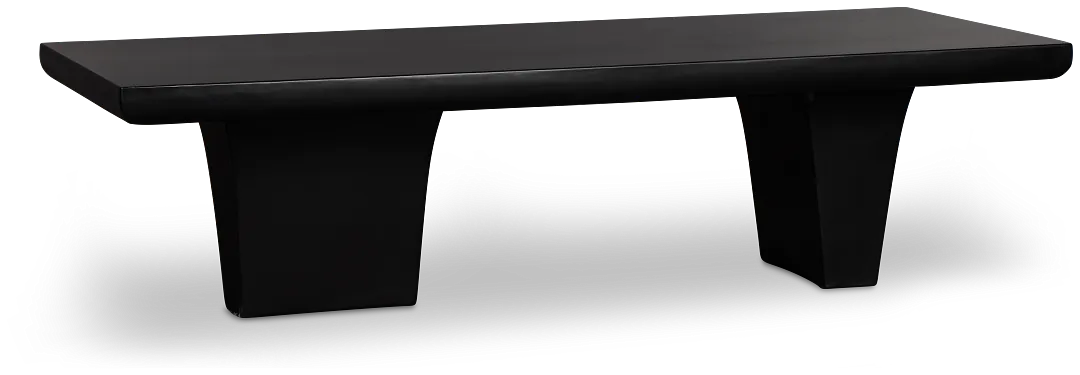Highland Black Rectangular Coffee Table