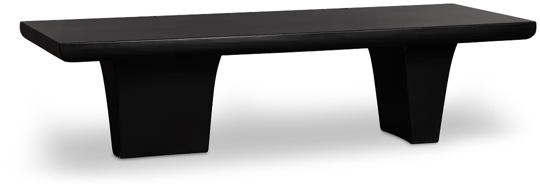 Highland Black Rectangular Coffee Table Highland Black Rectangular Coffee Table