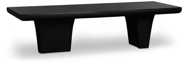 Highland Black Rectangular Coffee Table