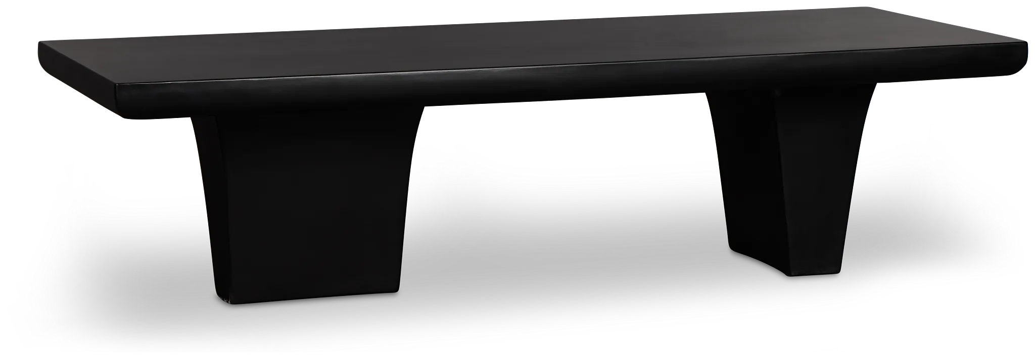 Highland Black Rectangular Coffee Table