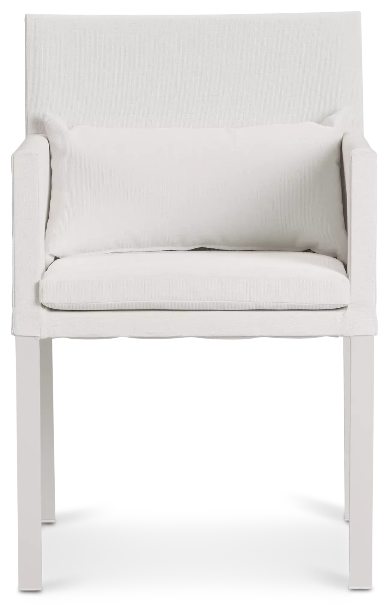 Lisbon White Cushioned Chair Lisbon White Cushioned Chair