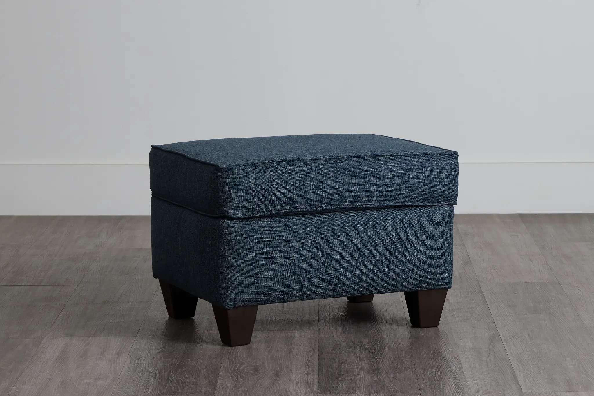 Cameron Blue Fabric Ottoman Cameron Blue Fabric Ottoman