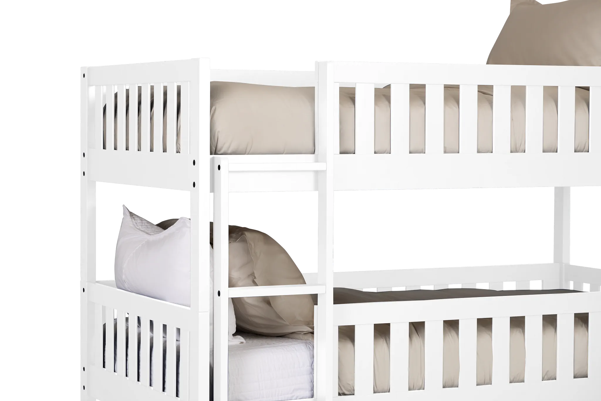 Charleston White Triple Bunk Bed