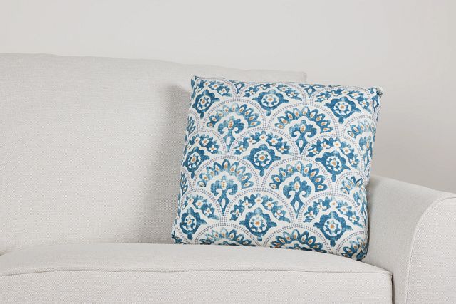 Tomini Teal 20" Accent Pillow