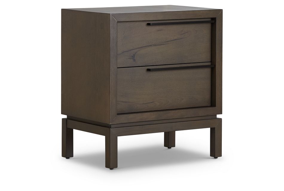 Prague Dark Tone Nightstand Bedroom Nightstands City Furniture