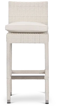 Bahia White 30" Barstool