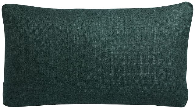 Zeke Green Lumbar Accent Pillow