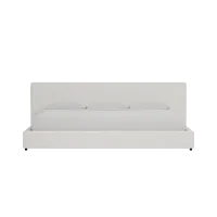Grayton Elite Ivory 44" Upholstered Platform Bed