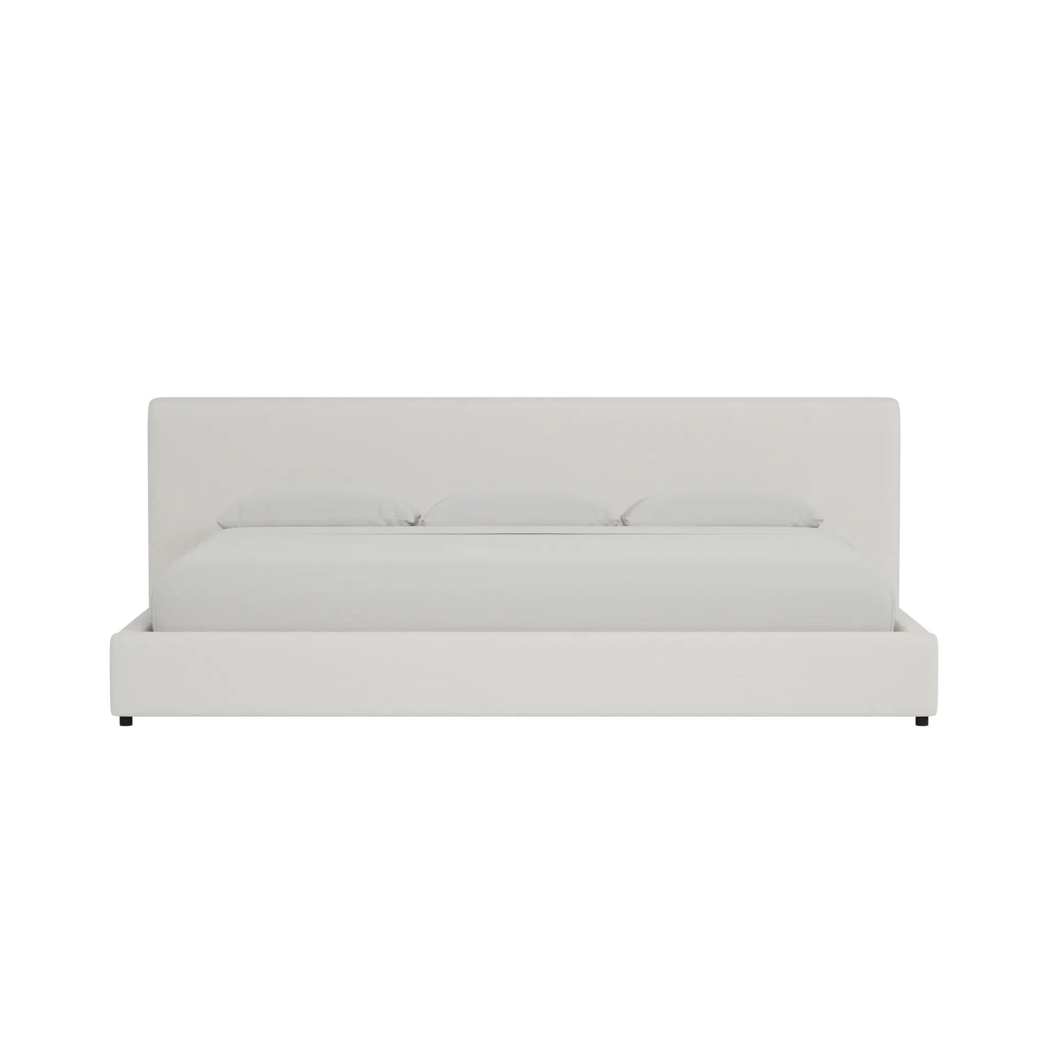 Grayton Elite Ivory 44" Upholstered Platform Bed Grayton Elite Ivory 44" Upholstered Platform Bed